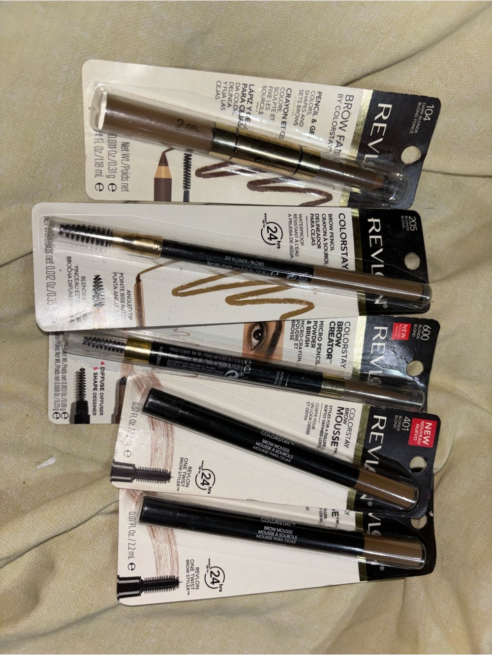 Revlon Brow Pencils and Mousse – Brown Shades